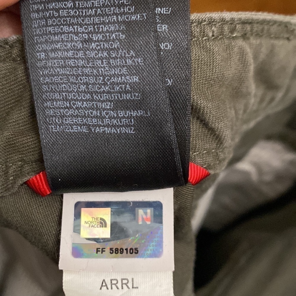 The North Face Womens Olive Green Shorts - Picture 8 of 8